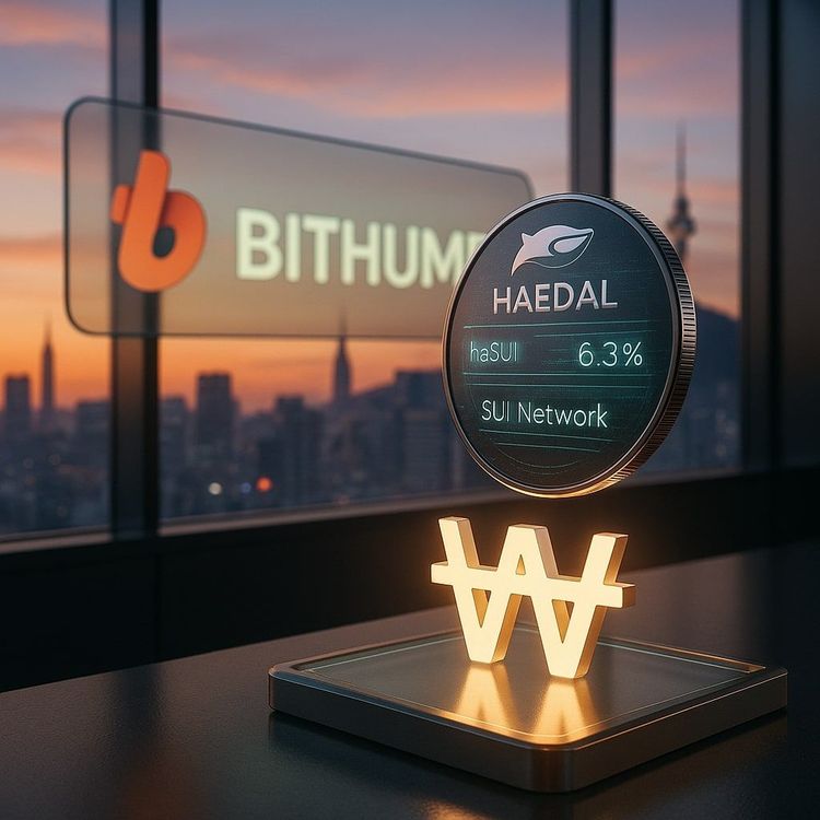 Bithumb Lists HAEDAL, Bringing Korea Closer to Sui-Based Liquid Staking