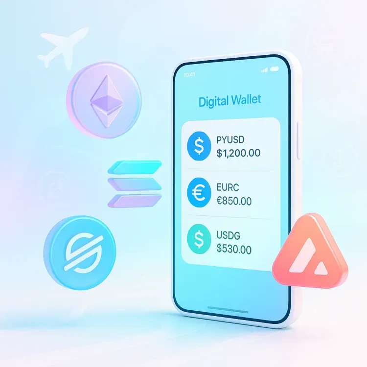  Visa Expands Stablecoin Support with PYUSD, USDG, EURC on Multiple Blockchains
