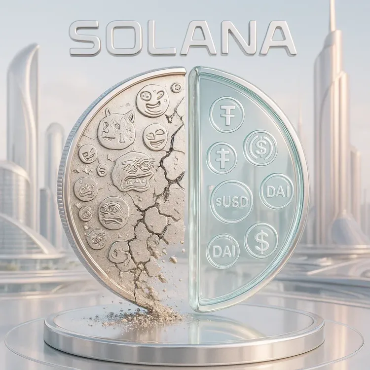  Solana DEX Shift: Stablecoins Overtake Meme Coins in \$12B Ecosystem